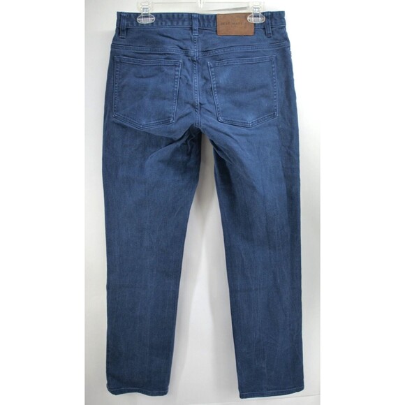 Best Made Co Jeans Mens 32x32 Navy Blue Denim Pants Dark Indigo Straight‎ Fit - Picture 7 of 9